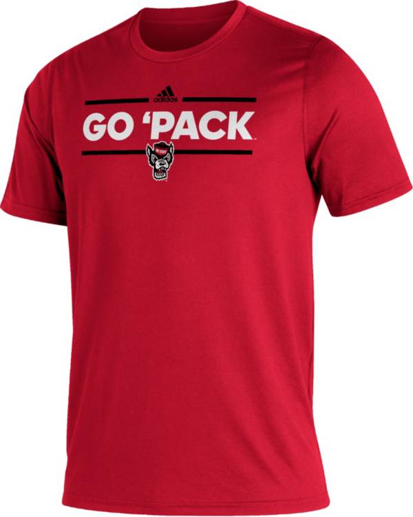 adidas Men's NC State Wolfpack Red Creator Slogan Performance T-Shirt