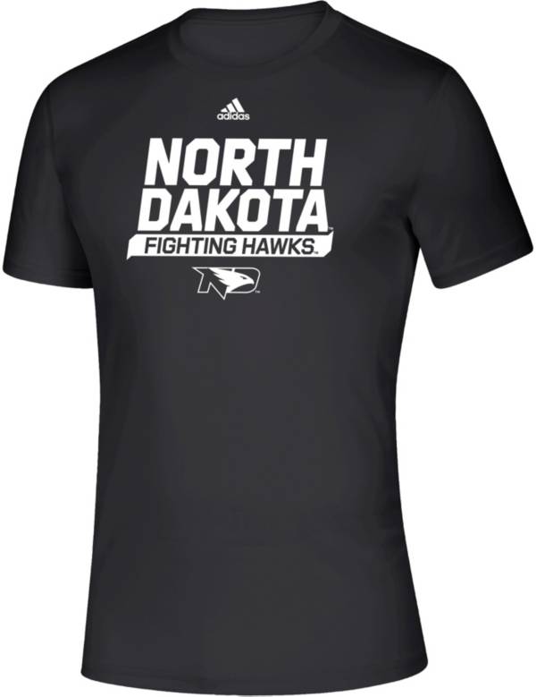 adidas Men's North Dakota Fighting Hawks Creator Black T-Shirt product image