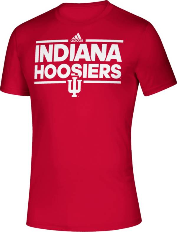 adidas Men's Indiana Hoosiers Crimson Creator Performance T-Shirt