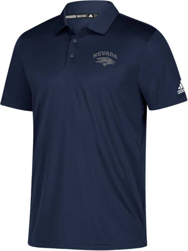 adidas Men's Nevada Wolf Pack Grind Navy Polo