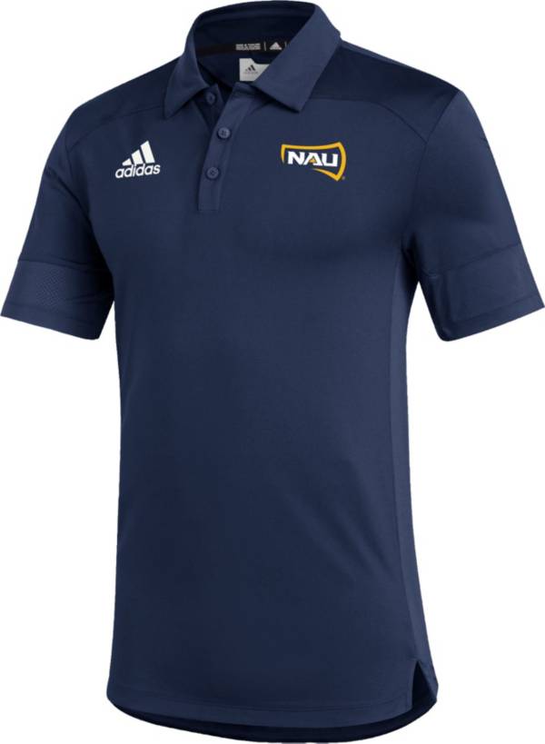 adidas Men's Northern Arizona Lumberjacks Blue Under the Lights Coaches Sideline Polo