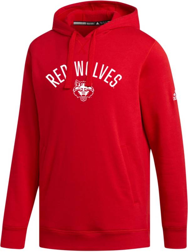 adidas Men's Arkansas State Red Wolves Scarlet Fleece Hoodie