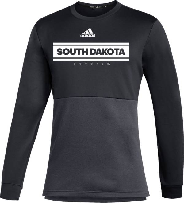 adidas Men's South Dakota State Jackrabbits Team Issue Crew Pullover Black Shirt product image