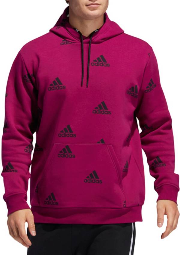 adidas Men's Postgame Allover Print Hoodie