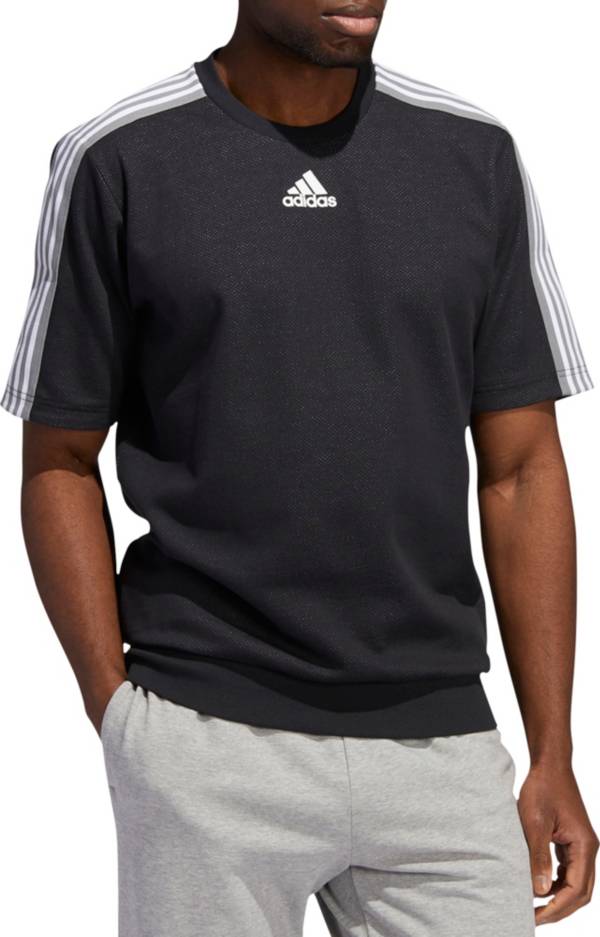 adidas Men's Athletics Post Game Short Sleeve Crewneck Sweatshirt