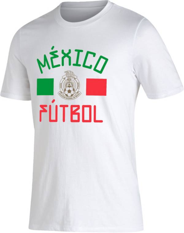 adidas Men's Mexico Futbol Amplifier White T-Shirt