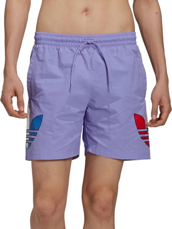adidas Originals Men's Tricolor Swim Trunks