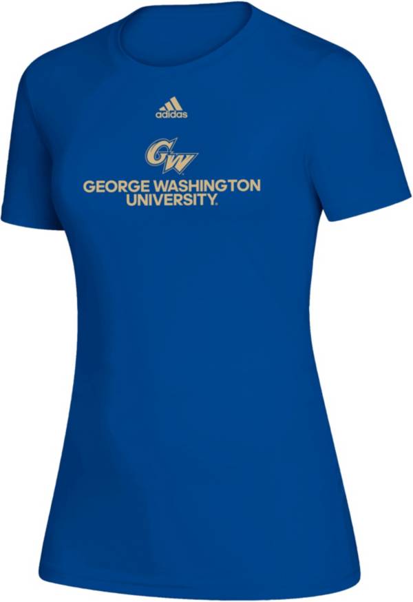 adidas Women's George Washington Colonials Creator Blue T-Shirt product image