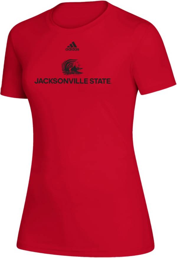 adidas Women's Jacksonville State Gamecocks Creator Red T-Shirt