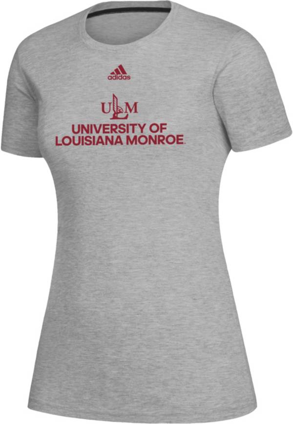 adidas Women's Louisiana-Monroe Warhawks Creator Grey T-Shirt