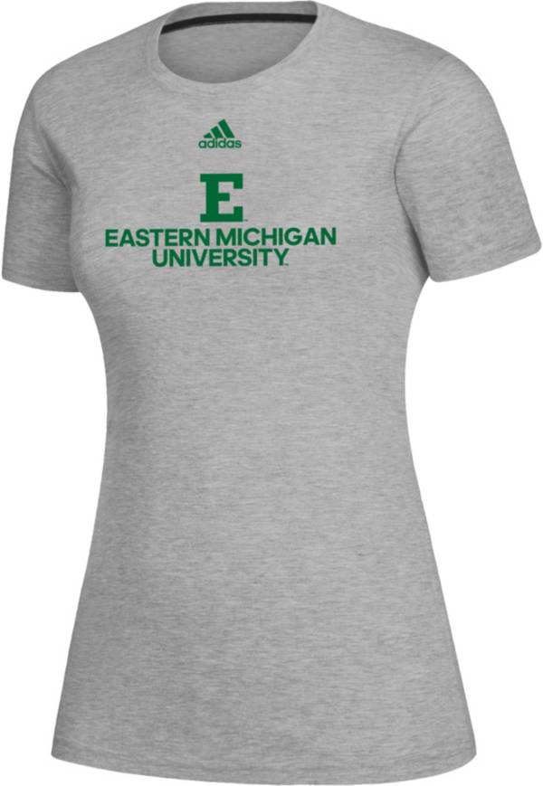 adidas Women's Eastern Michigan Eagles Creator Grey T-Shirt