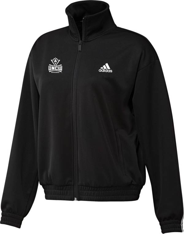 adidas Women's UNC-Wilmington  Seahawks Snap Full-Zip Bomber Black Jacket product image
