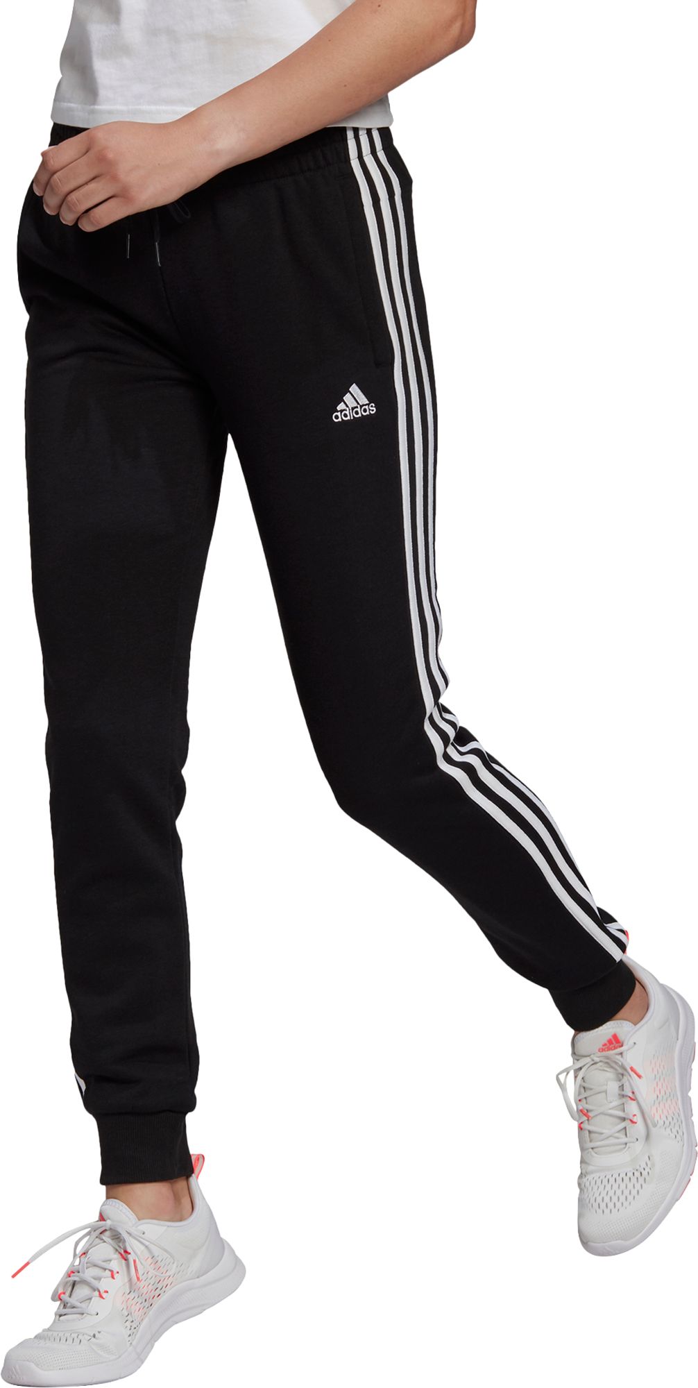 adidas white with black stripes womens