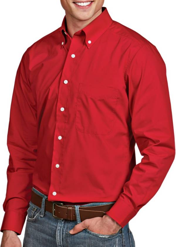 Antigua Men's Dynasty Button Down Long Sleeve Shirt