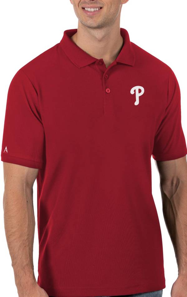 Antigua Men's Philadelphia Phillies Red Legacy Polo