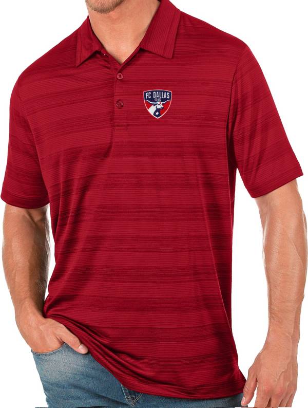 Antigua Men's FC Dallas Red Compass Polo