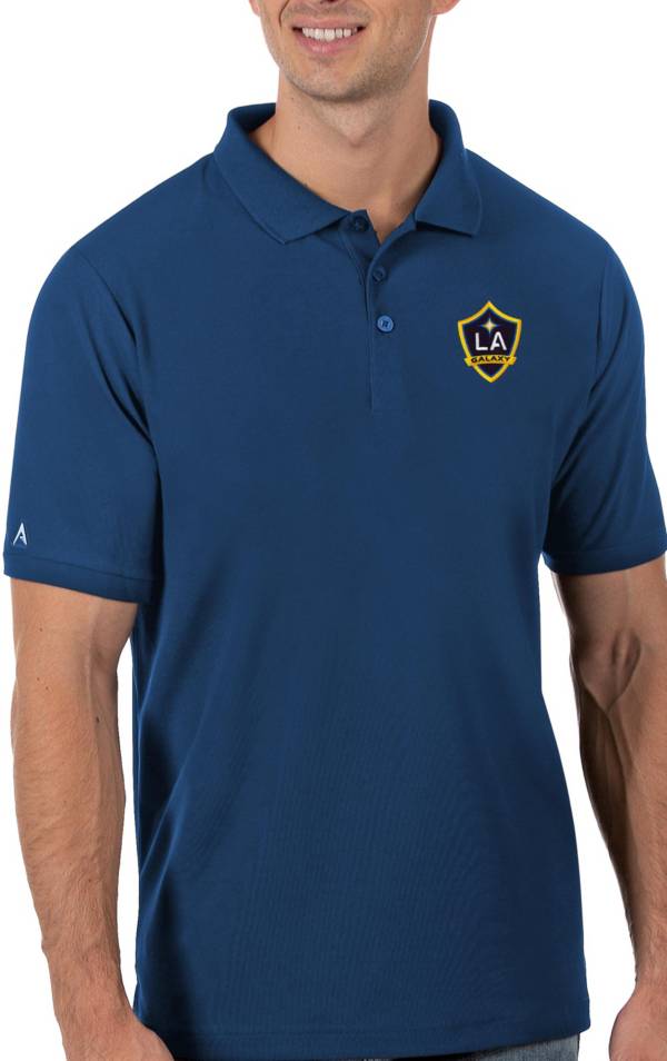Antigua Men's Los Angeles Galaxy Royal Legacy Pique Polo