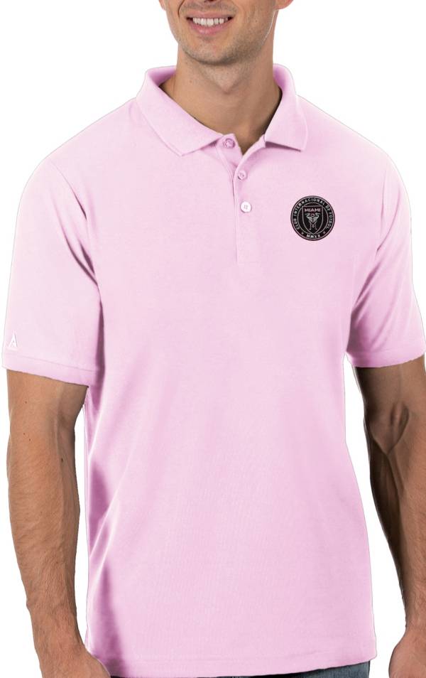 Antigua Men's Inter Miami CF Pink Legacy Pique Polo