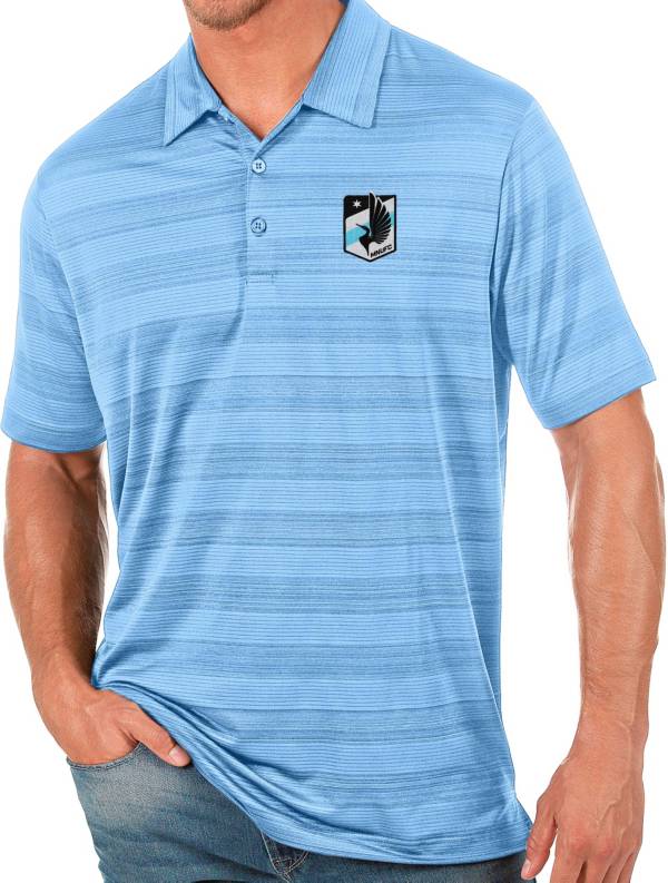 Antigua Men's Minnesota United FC Blue Compass Polo