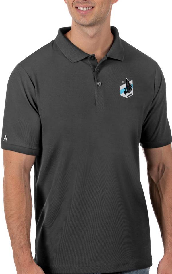 Antigua Men's Minnesota United FC Grey Legacy Pique Polo