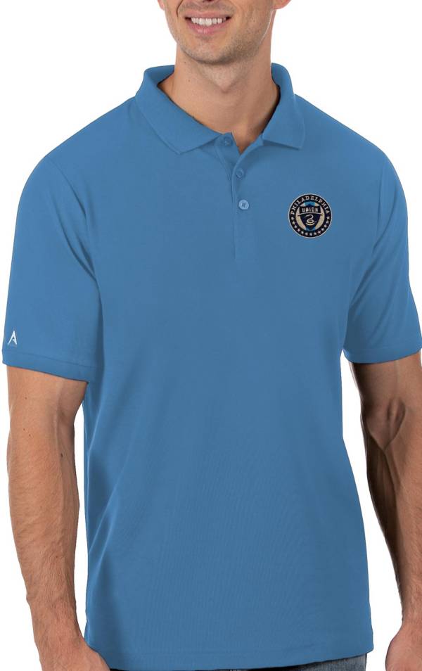 Antigua Men's Philadelphia Union Blue Legacy Pique Polo