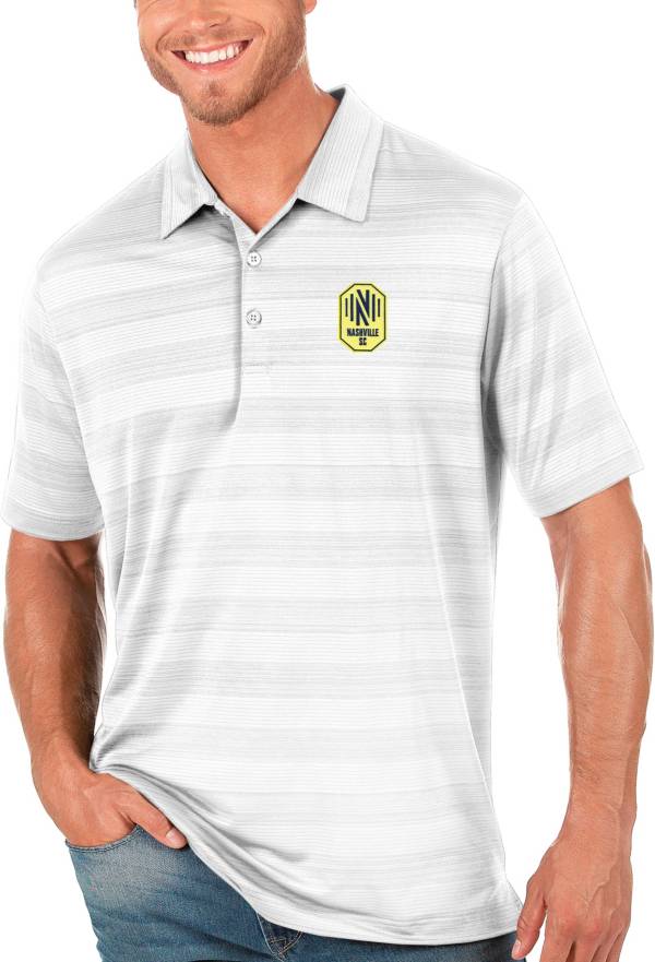 Antigua Men's Nashville SC White Compass Polo