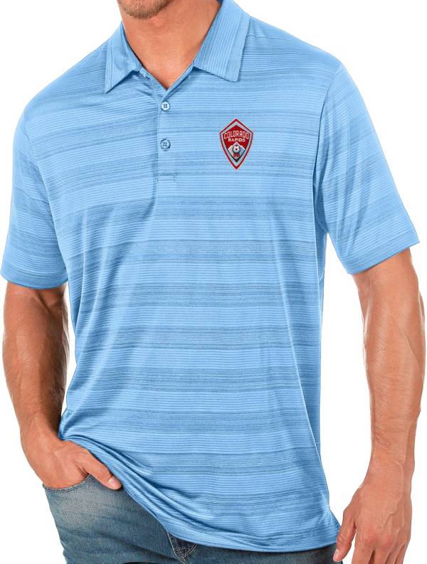 Antigua Men's Colorado Rapids Blue Compass Polo