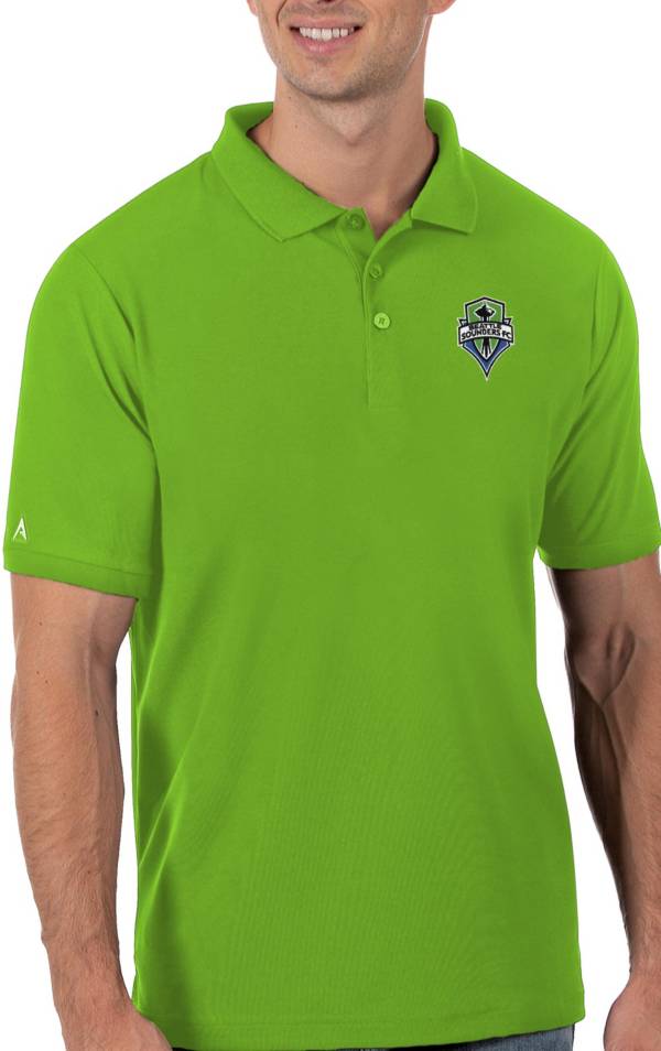 Antigua Men's Seattle Sounders Green Legacy Pique Polo