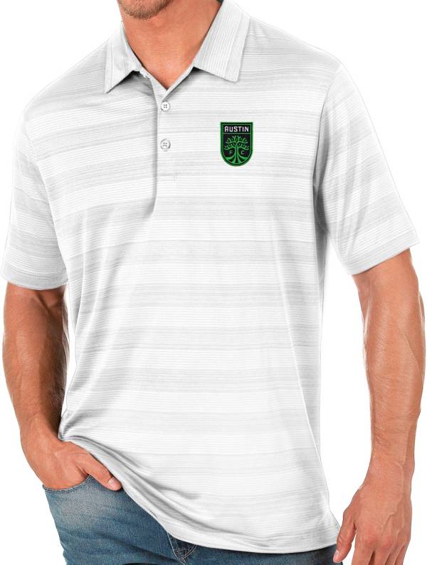 Antigua Men's Austin SC White Compass Polo