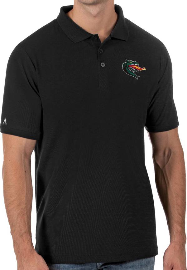 Antigua Men's UAB Blazers Black Legacy Pique Polo