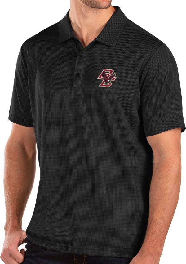 Antigua Men's Boston College Eagles Balance Black Polo