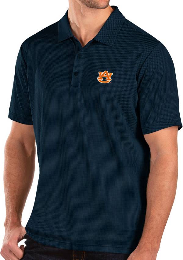 Antigua Men's Auburn Tigers Blue Balance Polo