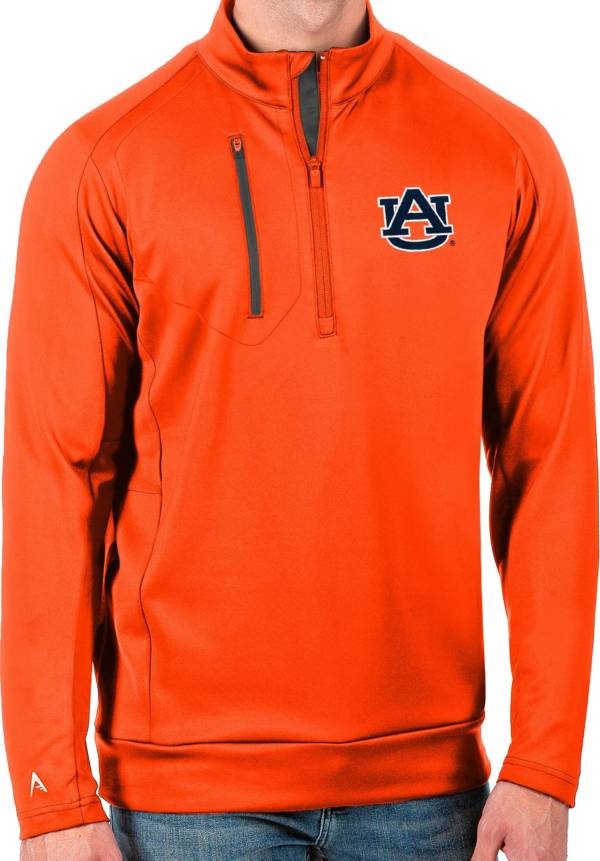 Antigua Men's Auburn Tigers Blue Generation Half-Zip Pullover Shirt