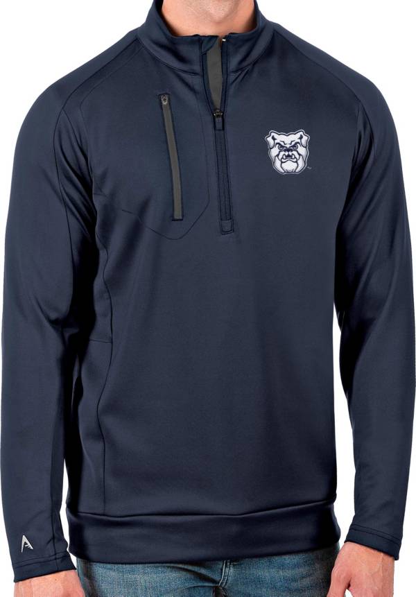 Antigua Men's Butler Bulldogs Blue Generation Half-Zip Pullover Shirt