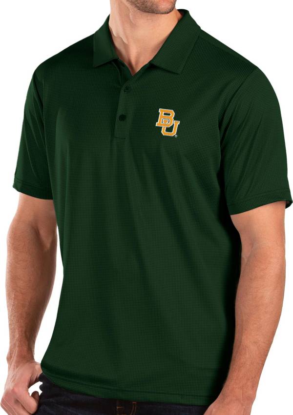 Antigua Men's Baylor Bears Green Balance Polo