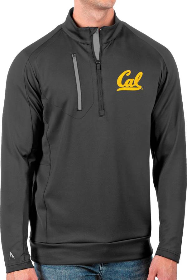 Antigua Men's Cal Golden Bears Grey Generation Half-Zip Pullover Shirt