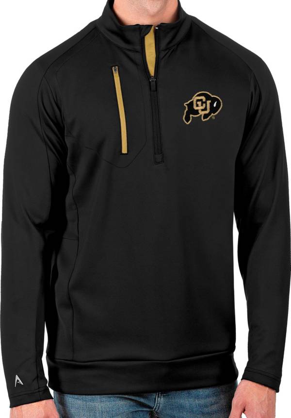 Antigua Men's Colorado Buffaloes Black Generation Half-Zip Pullover Shirt