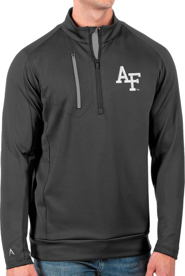 Antigua Men's Air Force Falcons Grey Generation Half-Zip Pullover Shirt