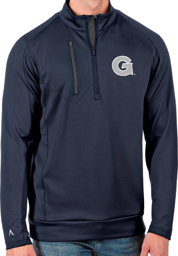 Antigua Men's Georgetown Hoyas Blue Generation Half-Zip Pullover Shirt product image