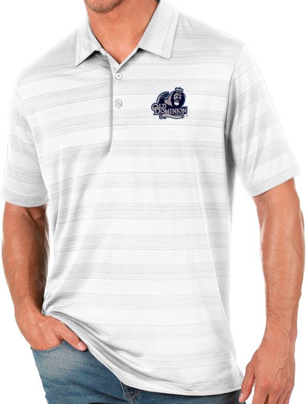 Antigua Men's Old Dominion Monarchs White Compass Polo