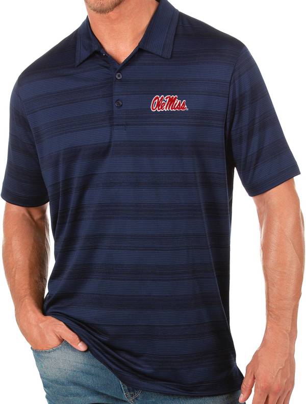 Antigua Men's Ole Miss Rebels Blue Compass Polo product image