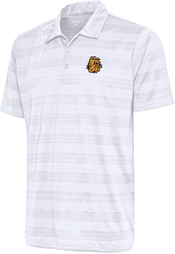 Antigua Men's Minnesota-Duluth Bulldogs White Compass Polo