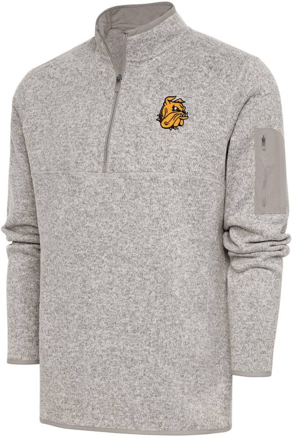 Antigua Men's Minnesota-Duluth Bulldogs Oatmeal Fortune Pullover Jacket product image