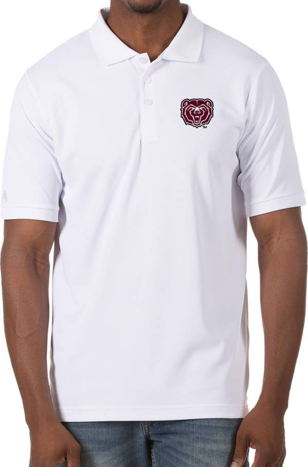 Antigua Men's Missouri State Bears Legacy Pique White Polo