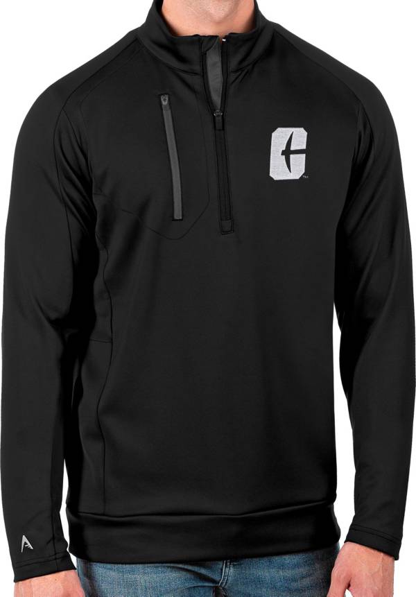 Antigua Men's Charlotte 49ers Black Generation Half-Zip Pullover Shirt