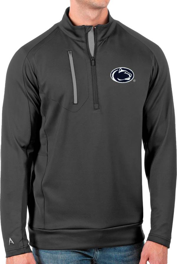 Antigua Men's Penn State Nittany Lions Grey Generation Half-Zip Pullover Shirt