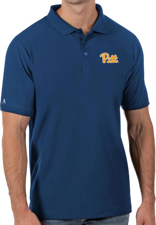 Antigua Men's Pitt Panthers Blue Legacy Pique Polo product image