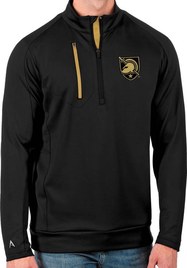 Antigua Men's Army West Point Black Knights Black Generation Half-Zip Pullover Shirt