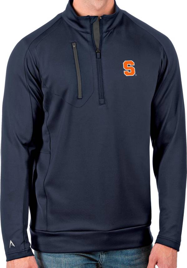 Antigua Men's Syracuse Orange Blue Generation Half-Zip Pullover Shirt