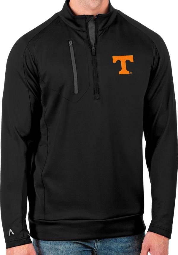 Antigua Men's Tennessee Volunteers Black Generation Half-Zip Pullover Shirt